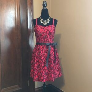 Red Lace Christmas Dress juniors large
